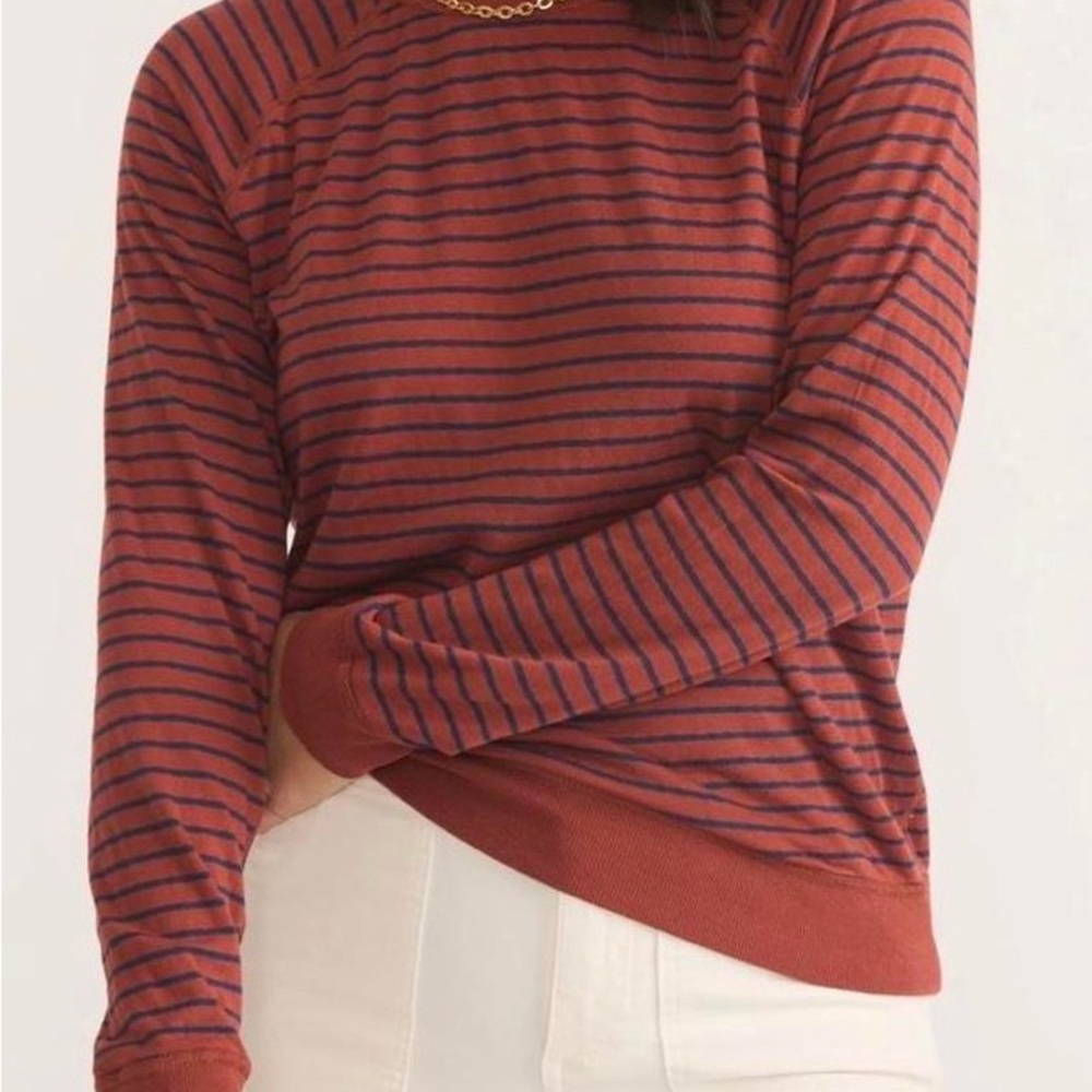 Marine Layer Reversible Raglan Pullover - image 1